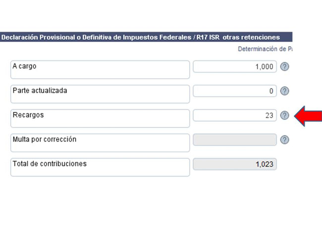 Plataforma Recargos