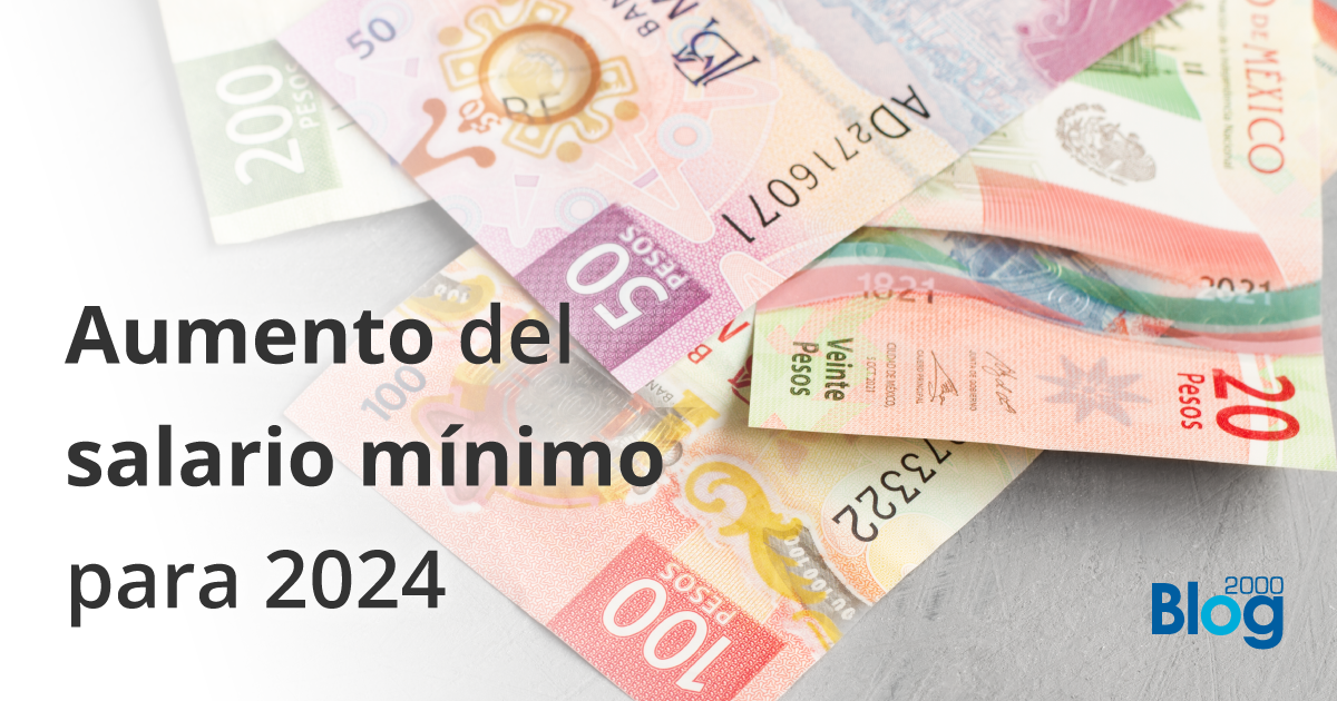 Aumento del salario mínimo para 2024