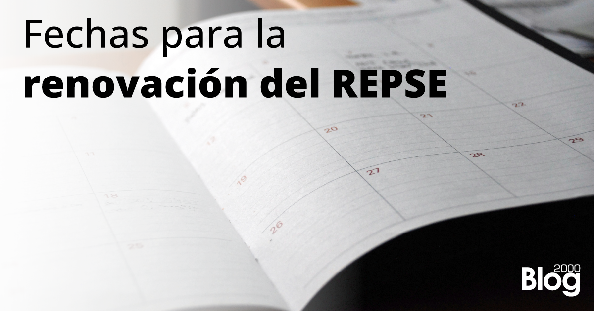 Fechas para renovación del REPSE