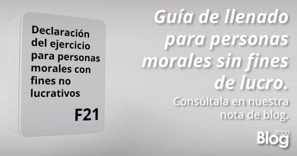 personas morales sin fines de lucro archivos - Blog 2000
